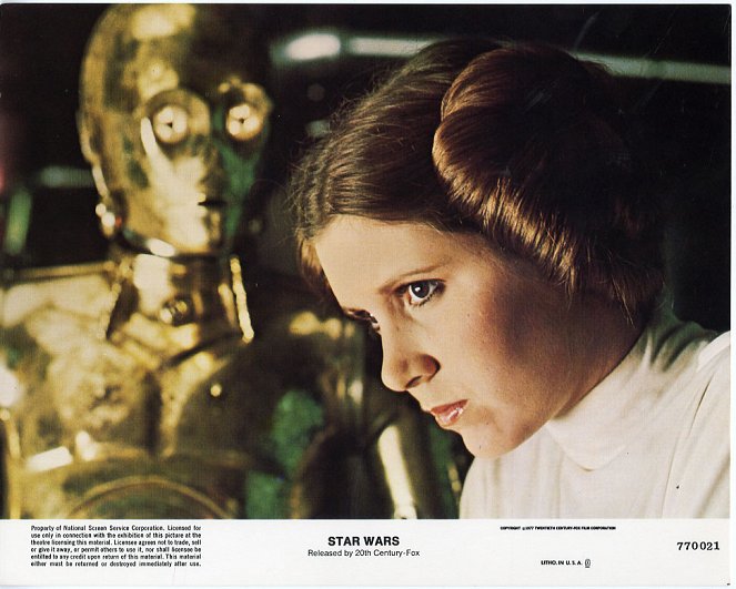 Star Wars: Episode IV - A New Hope - Lobbykaarten - Carrie Fisher