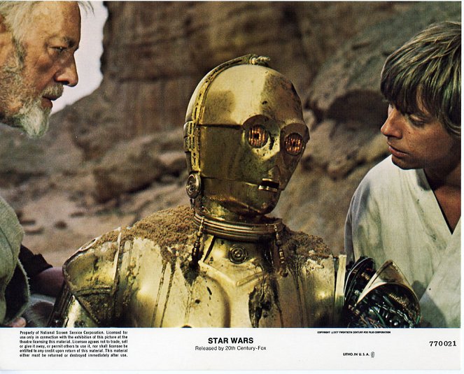 Star Wars - Episode IV: Eine neue Hoffnung - Lobbykarten - Alec Guinness, Mark Hamill