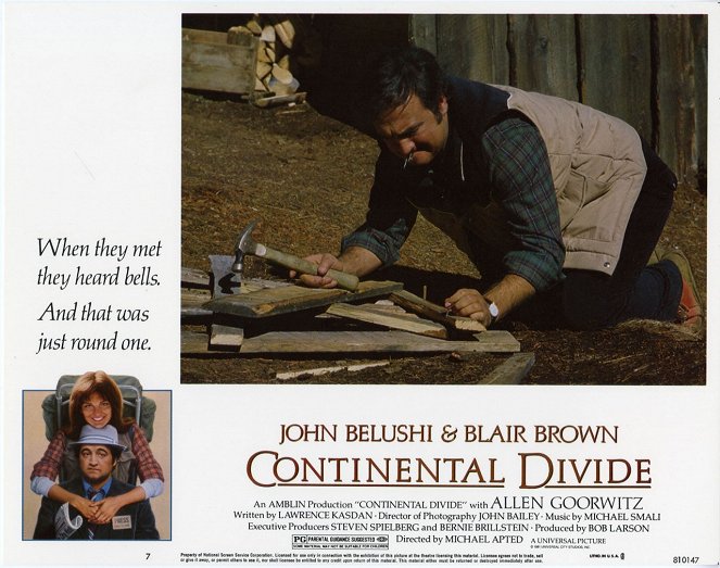 Continental Divide - Lobby Cards