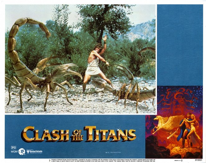 Le Choc des Titans - Cartes de lobby - Harry Hamlin