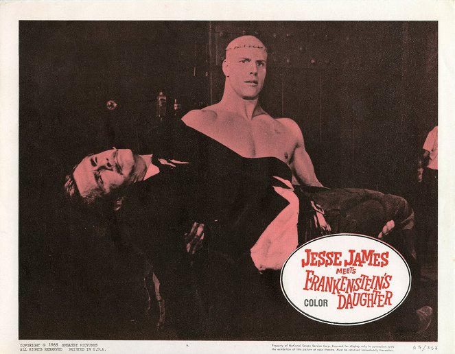 Jesse James contre Frankenstein - Cartes de lobby