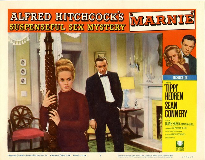 Marnie, la ladrona - Fotocromos - Tippi Hedren, Sean Connery