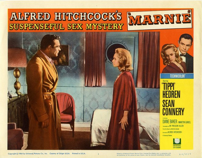 Marnie - Lobby Cards - Sean Connery, Tippi Hedren