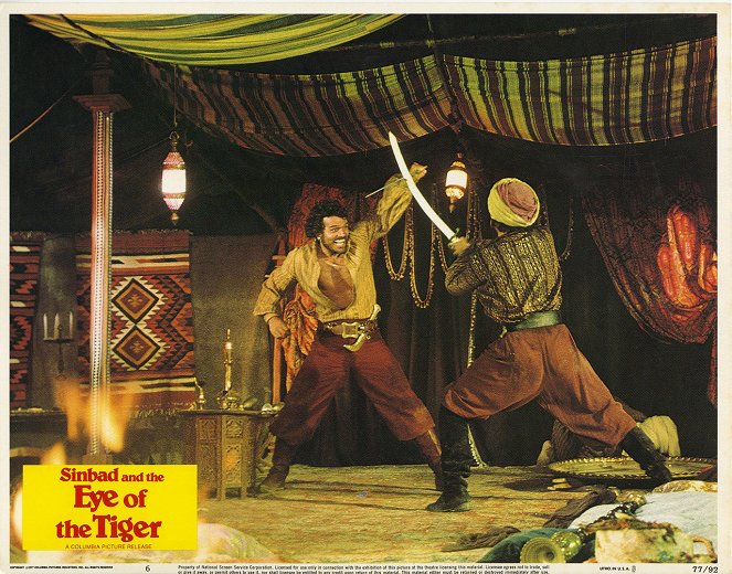 Sinbad et l'oeil du tigre - Cartes de lobby