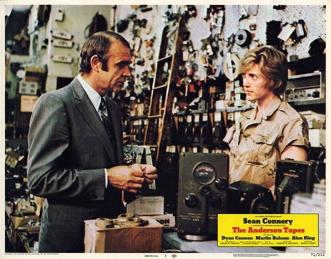The Anderson Tapes - Lobby Cards - Sean Connery, Christopher Walken