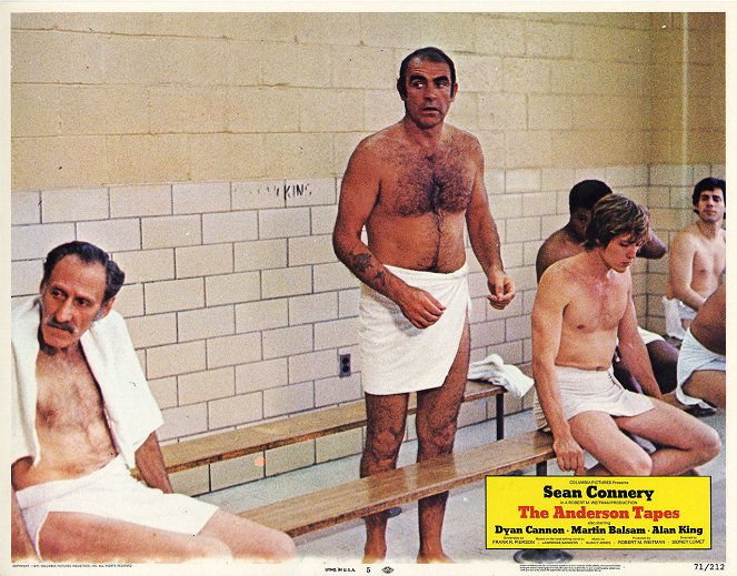 The Anderson Tapes - Lobby Cards - Stan Gottlieb, Sean Connery, Christopher Walken