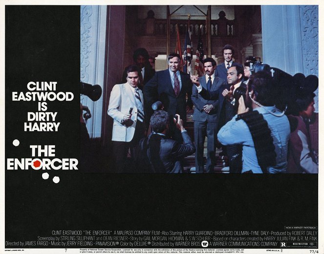 The Enforcer - Lobbykaarten - John Crawford, Bradford Dillman, Clint Eastwood