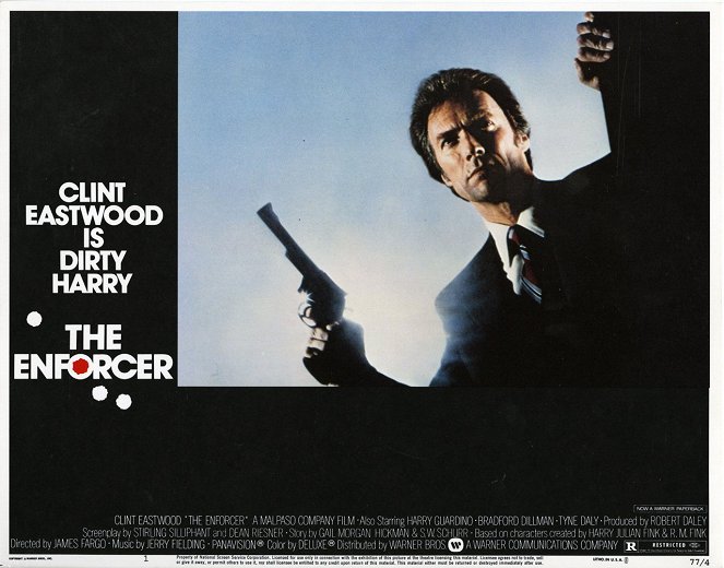 The Enforcer - Lobby karty - Clint Eastwood