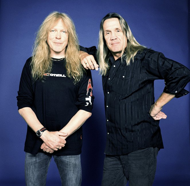Iron Maiden: Death on the Road - Werbefoto - Janick Gers, Nicko McBrain