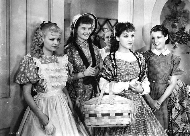 Las cuatro hermanitas - De la película - Joan Bennett, Katharine Hepburn, Jean Parker, Frances Dee