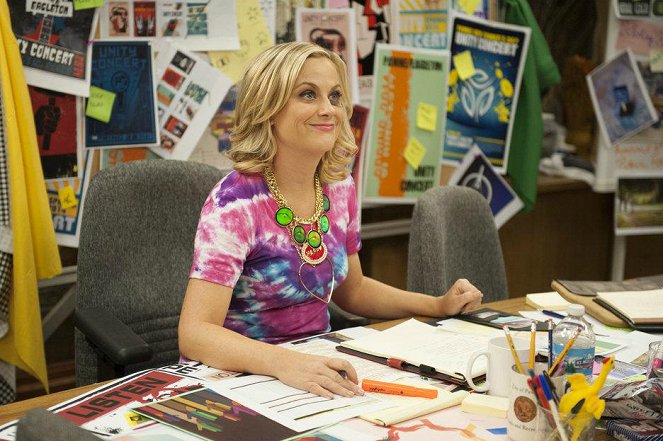 Parks and Recreation - The Wall - Van film - Amy Poehler