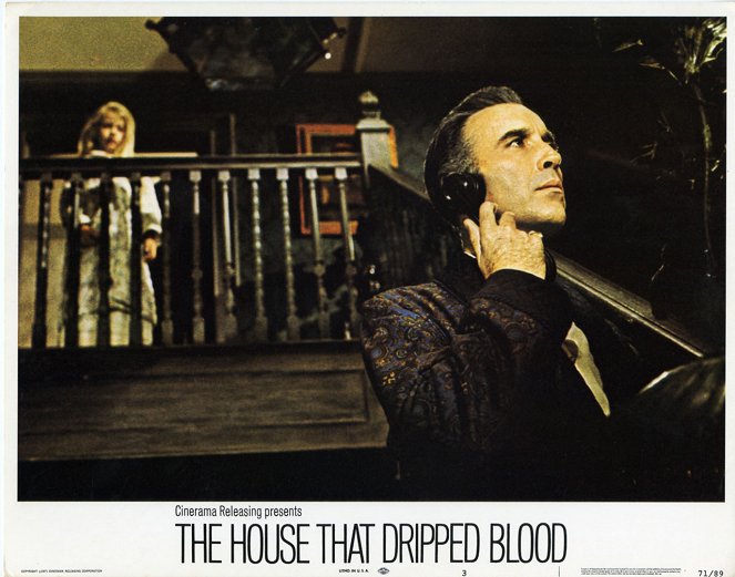 The House That Dripped Blood - Lobbykarten - Christopher Lee