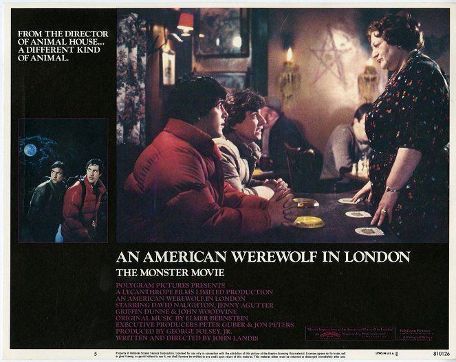 An American Werewolf in London - Lobby karty - David Naughton, Griffin Dunne