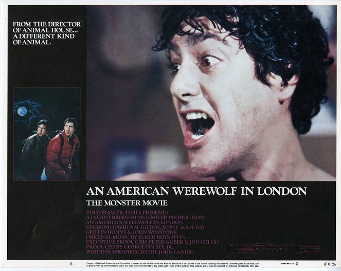 An American Werewolf in London - Lobbykaarten - David Naughton