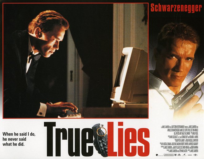 True Lies - Wahre Lügen - Lobbykarten - Arnold Schwarzenegger