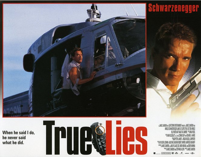 Prawdziwe kłamstwa - Lobby karty - Arnold Schwarzenegger
