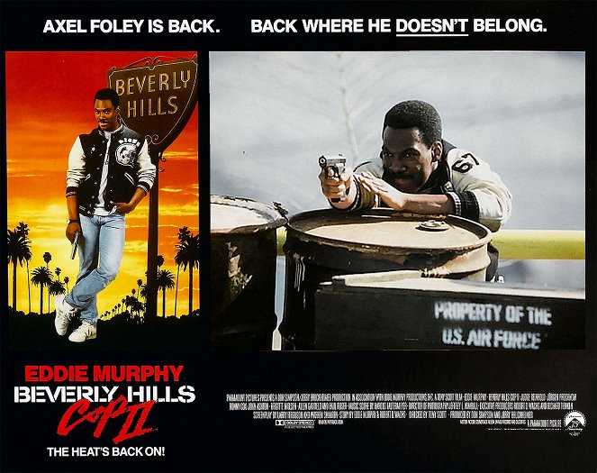 Beverly Hills Cop II - Lobbykarten - Eddie Murphy
