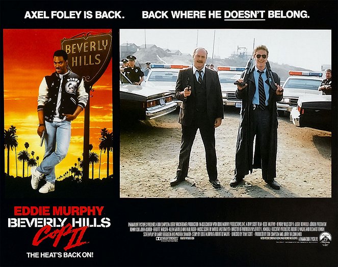 Beverly Hills Cop II - Lobbykaarten - John Ashton, Judge Reinhold