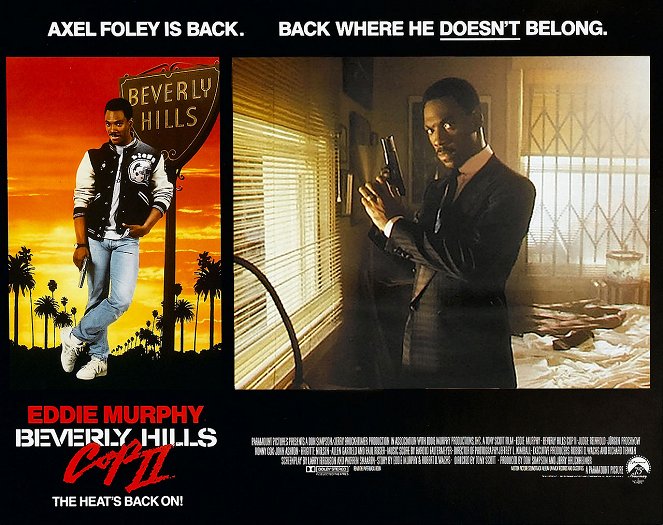 Beverly Hills Cop II - Lobbykaarten - Eddie Murphy