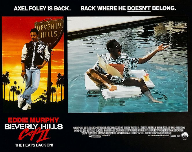Gliniarz z Beverly Hills II - Lobby karty - Eddie Murphy