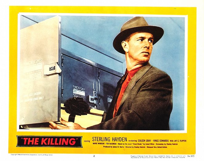 Zabójstwo - Lobby karty - Sterling Hayden