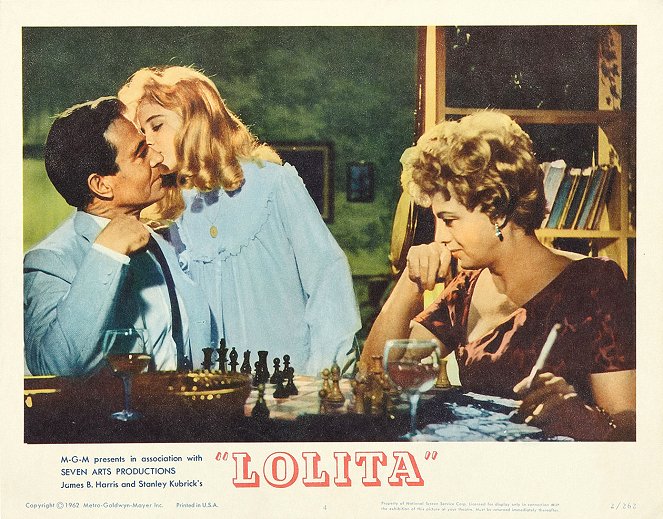 Lolita - Lobbykaarten - James Mason, Sue Lyon, Shelley Winters