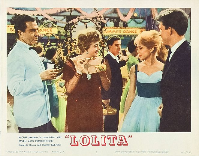 Lolita - Lobbykaarten - James Mason, Shelley Winters, Sue Lyon
