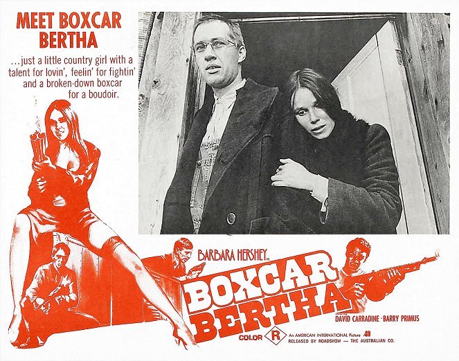 Boxcar Bertha - Lobby Cards - David Carradine, Barbara Hershey