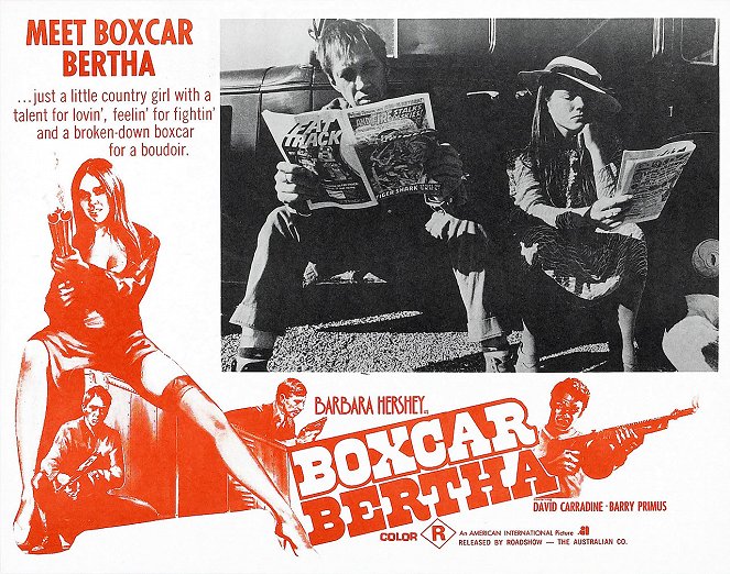 Boxcar Bertha - Lobby Cards - David Carradine, Barbara Hershey