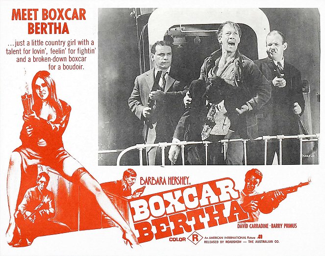 Boxcar Bertha - Lobby karty - David Carradine
