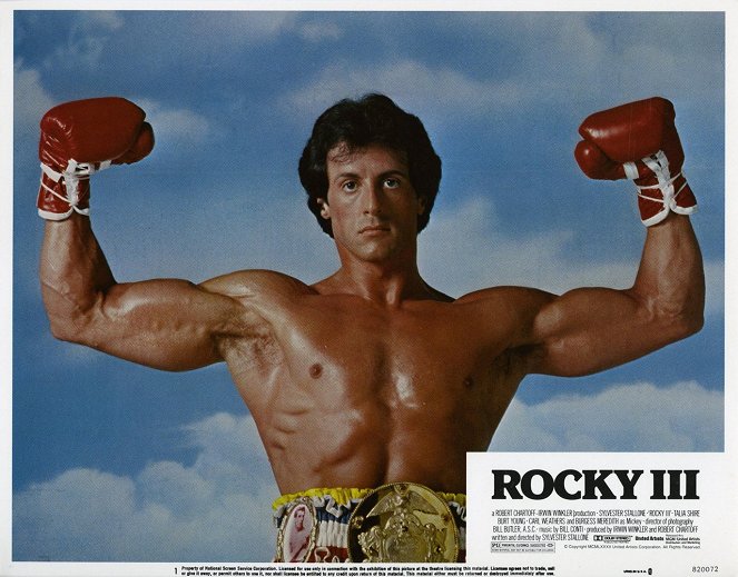 Tiikerinsilmä - Rocky III - Mainoskuvat - Sylvester Stallone