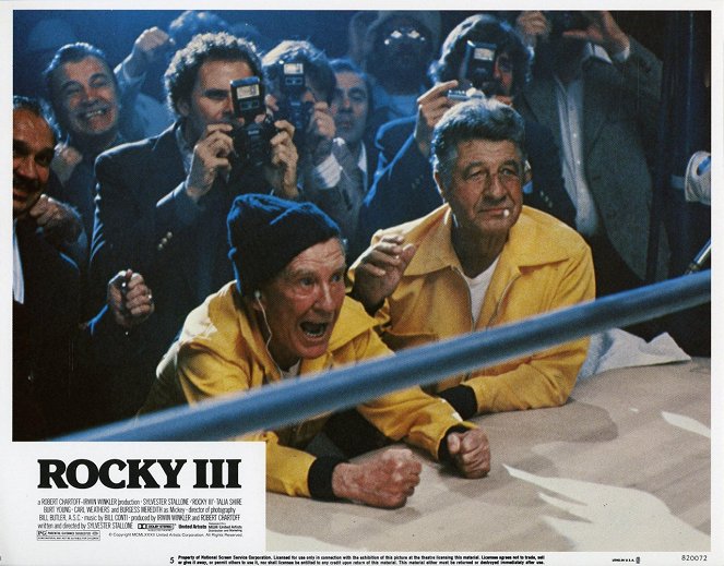 Rocky III - Lobby karty - Burgess Meredith
