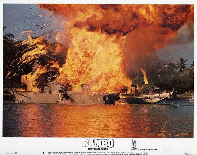 Rambo II - A Vingança do Herói - Cartões lobby