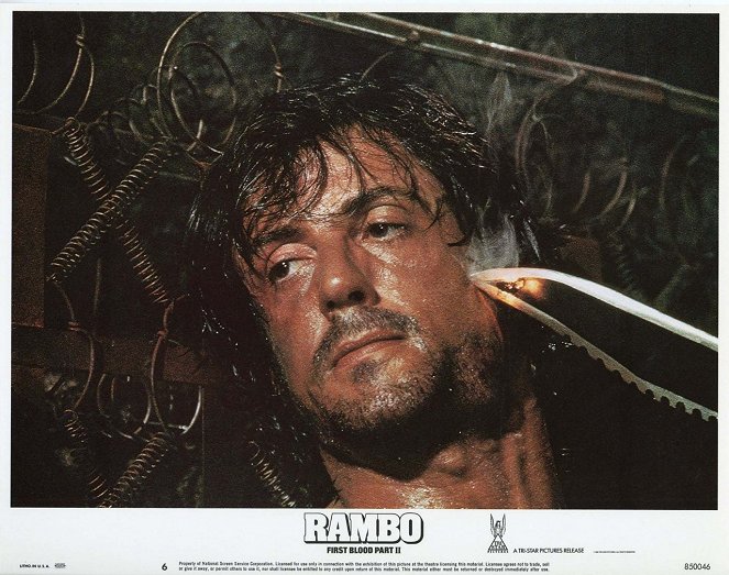 Rambo II - Lobbykarten - Sylvester Stallone