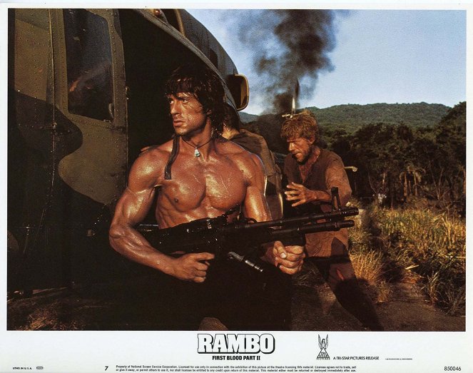 Rambo: First Blood Part II - Lobbykaarten - Sylvester Stallone