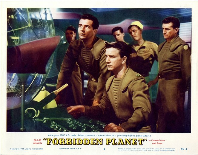 Forbidden Planet - Lobby Cards - Leslie Nielsen