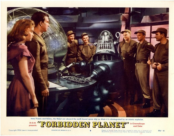 Forbidden Planet - Lobby Cards - Anne Francis, Leslie Nielsen