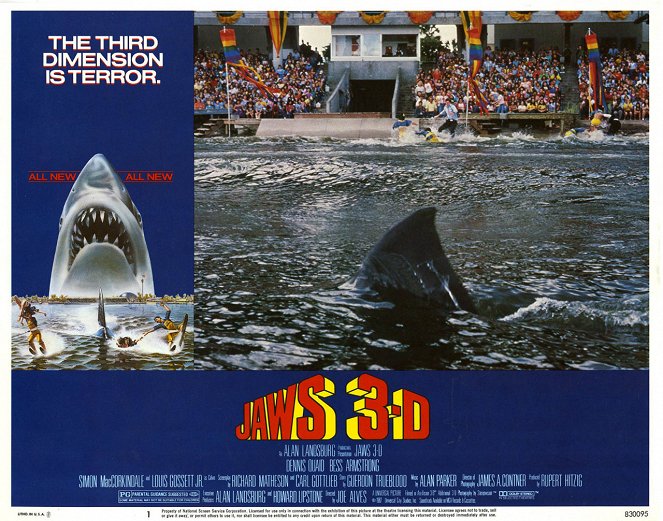 Jaws 3-D - Lobby Cards