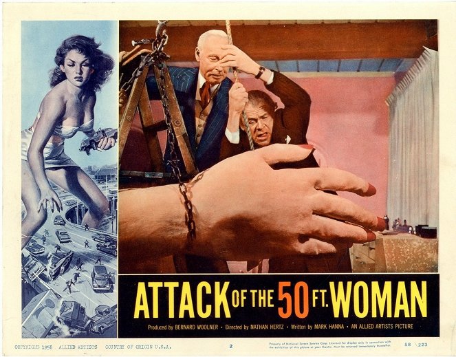 Attack of the 50 Foot Woman - Cartões lobby