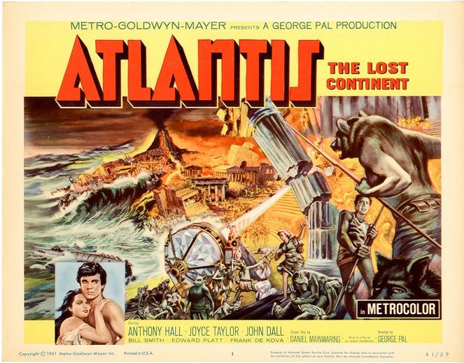Atlantis, the Lost Continent - Lobby Cards