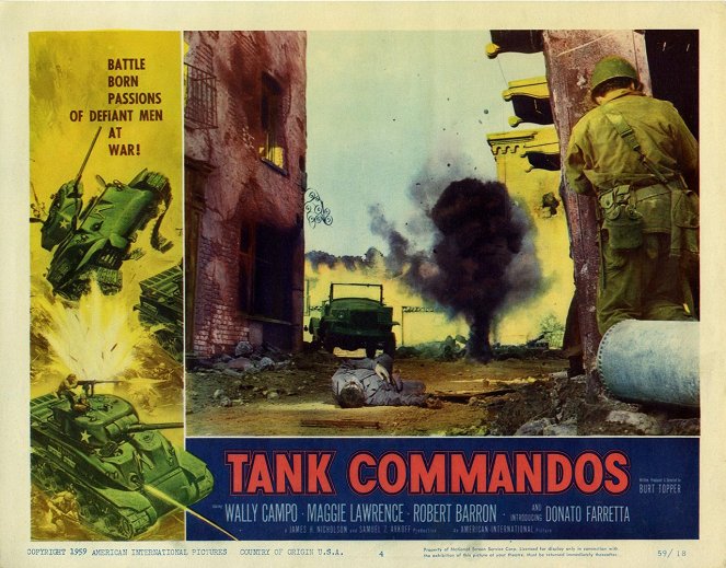 Tank Commando - Lobby Cards