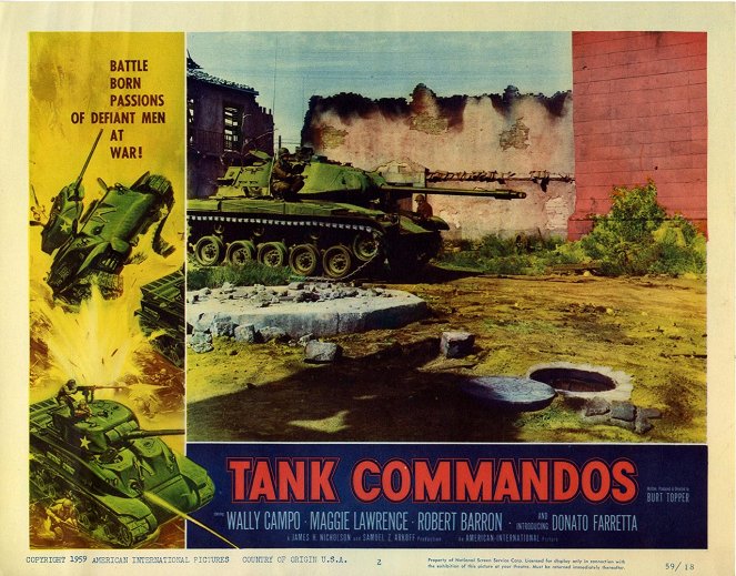 Tank Commandos - Cartões lobby