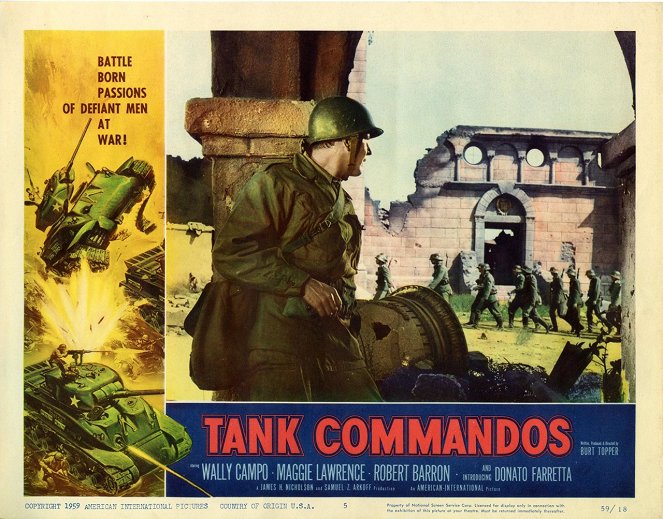 Tank Commandos - Lobby Cards