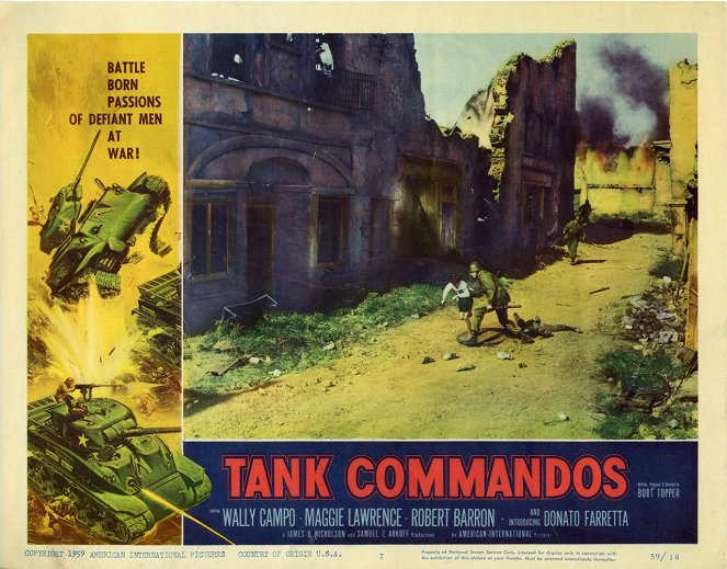 Tank Commando - Lobby Cards
