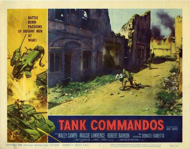 Tank Commandos - Cartões lobby