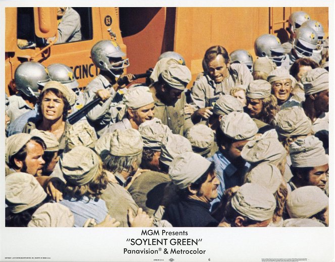 Het geheim van de Soylent Green - Lobbykaarten - Charlton Heston