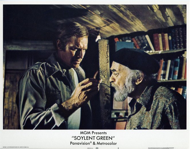 Soylent Green - Lobby Cards - Charlton Heston, Edward G. Robinson
