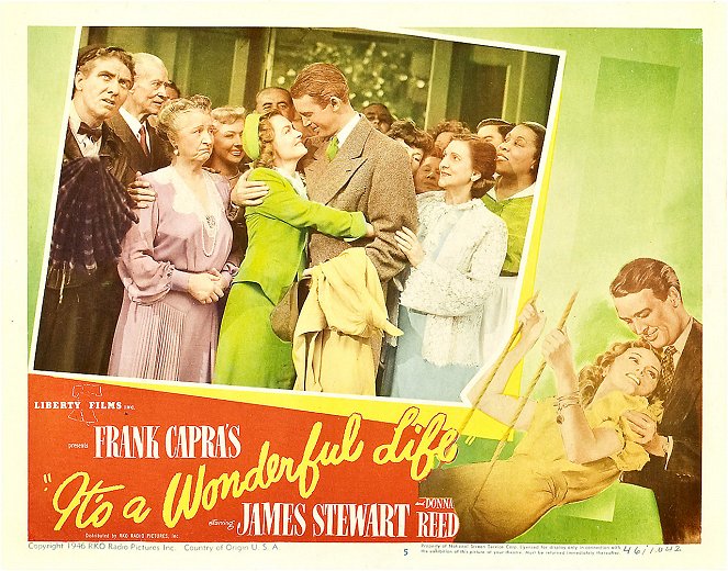 It's a Wonderful Life - Lobby Cards - Donna Reed, James Stewart