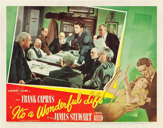 It's a Wonderful Life - Lobby Cards - Lionel Barrymore, James Stewart