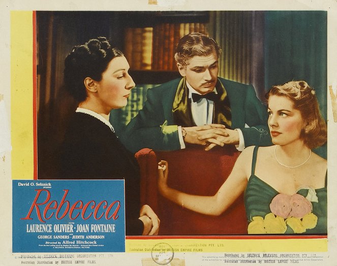 Rebecca - Cartes de lobby - Judith Anderson, Laurence Olivier, Joan Fontaine